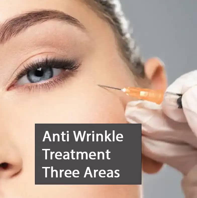 AntiWrinkle Botox Three Areas. Klarna Available